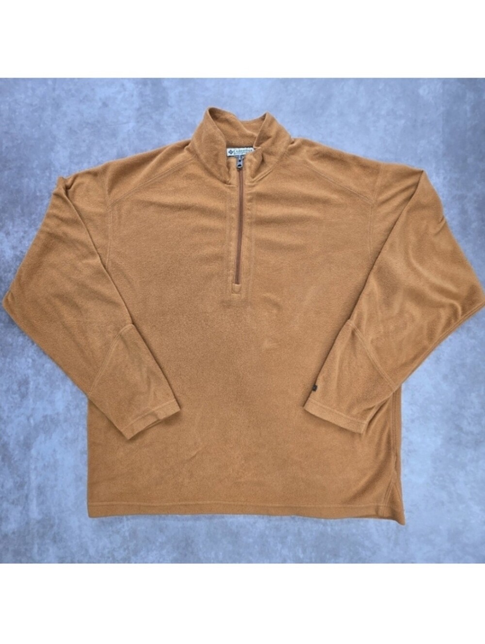 Columbia Sportswear Men's Rust Orange Fleece Zip-Up Jacket